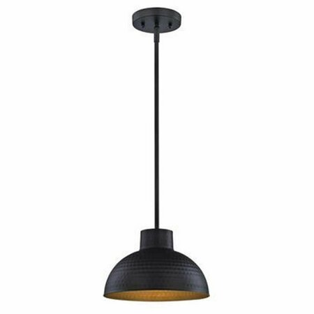 BRIGHTBOMB One Light Indoor Pendant, Hammered Oil Rubbed Bronze BR2689890